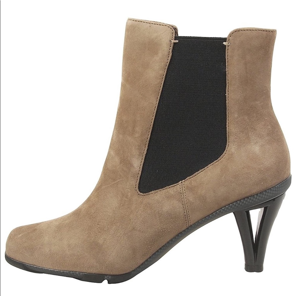 Asgi Roma tupe suede stretch comfort ankle boots